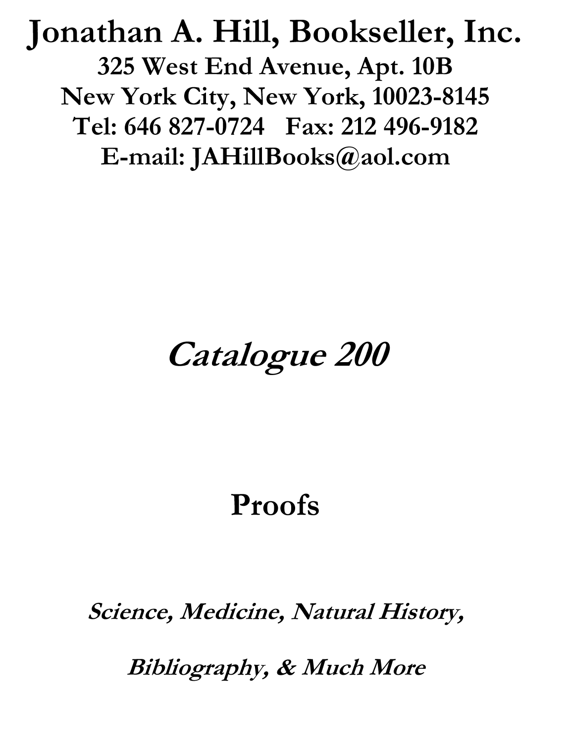 Catalogue 200