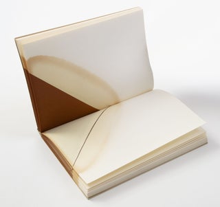 A unique bookwork by Gabriele Schmidt-Heins (b. 1949). [50] French-fold leaves, with the lower...