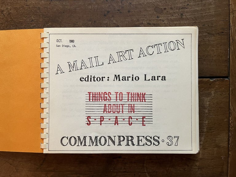Item ID: 10202 Commonpress 37, A Mail Art Action: Things to Think About in S - P - A - C - E....