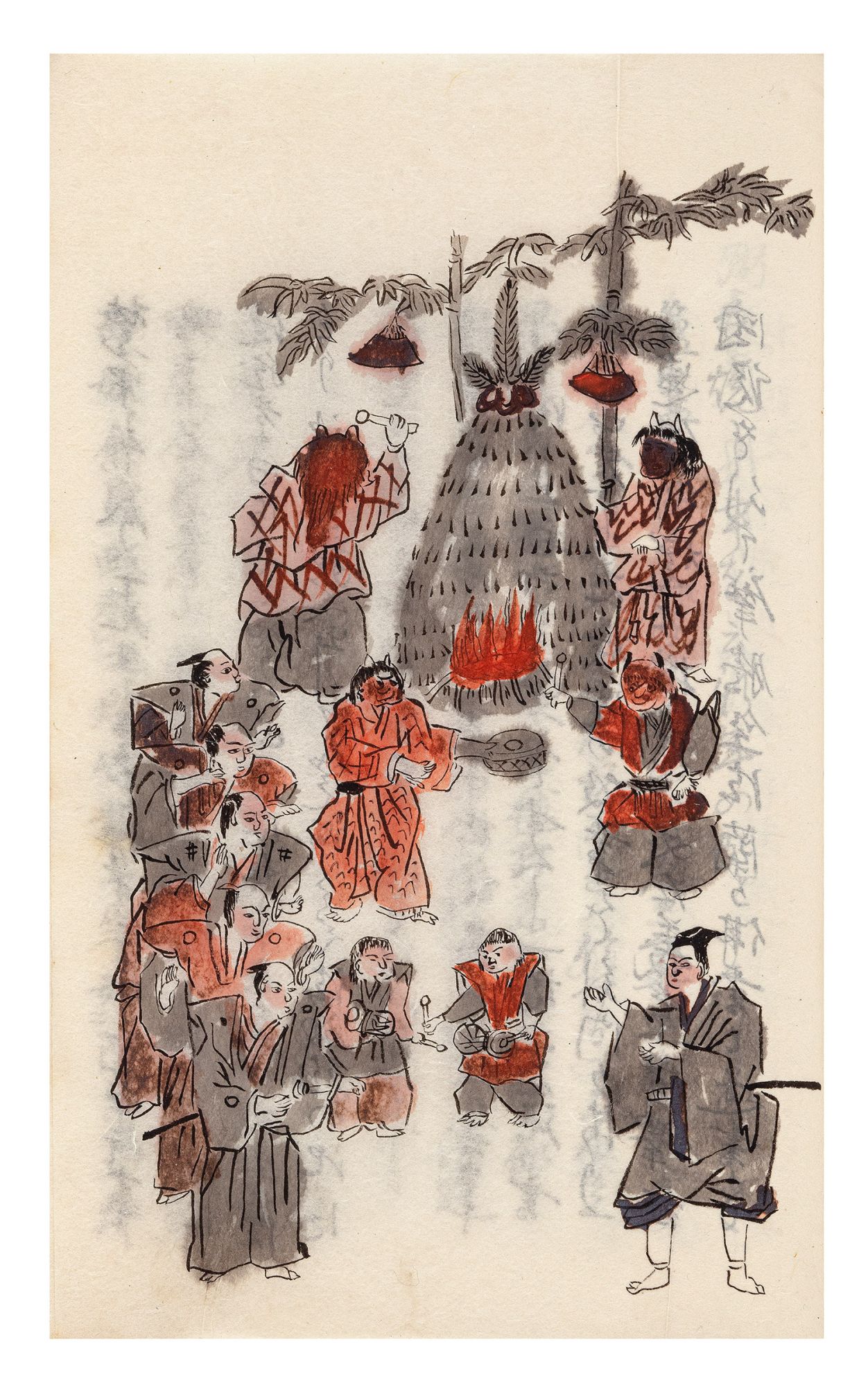 Manuscript on paper, entitled “Nenjū gyōji kojitsu kō” 年中行事故實考 “Examination  of Old Customs Carried Out During the Year” by Kunzan