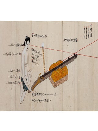 Eleven manuscript orihon volumes (accordion format) relating to matchlock muskets & marksmanship.