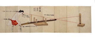 Eleven manuscript orihon volumes (accordion format) relating to matchlock muskets & marksmanship.