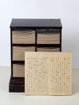 Manuscript on paper of &ldquo;Genji monogatari&rdquo; 源氏物語 [&ldquo;Tale of Genji&rdquo;].