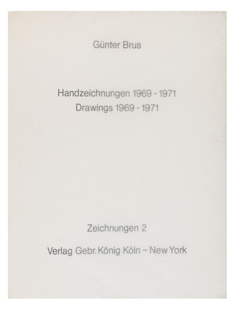 Item ID: 10847 Günter Brus: Handzeichnungen 1969-1971/Drawings 1969-1971, Zeichnungen 2....