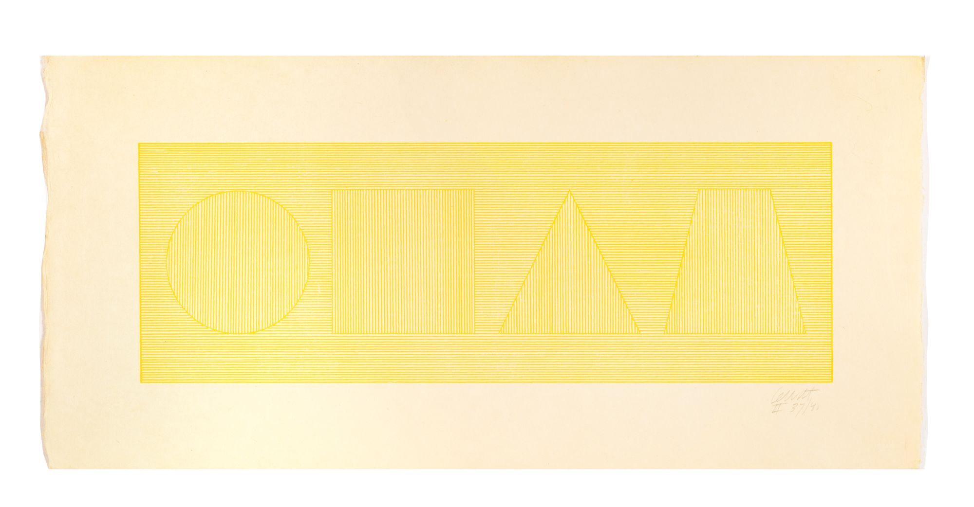 Sol LeWitt: Four Part Combinations of Six Geometric Figures in