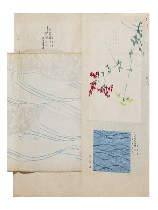 Kokon shikishi no fu 古今色紙之譜 [A Collection of East Asian Decorative Paper Samples from. Yoshikuni 関義城 SEKI.