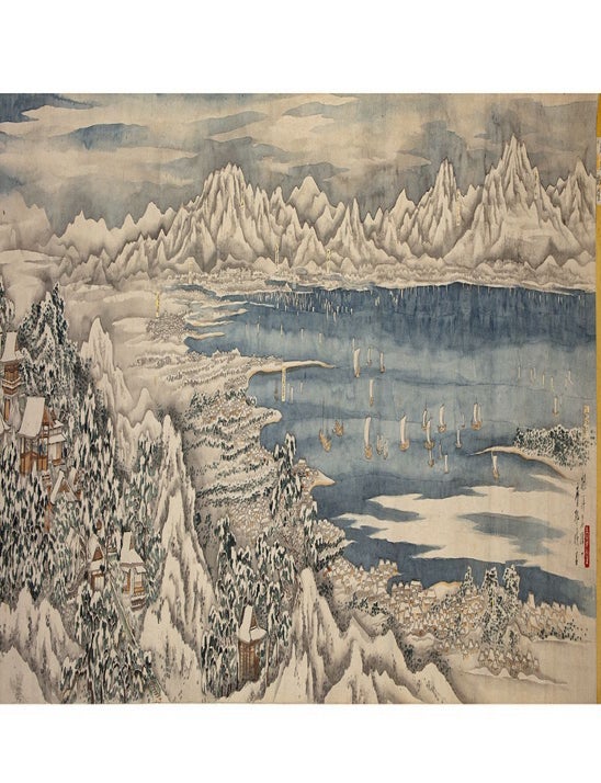 Item ID: 11025 Picture handscroll (emaki) on paper, with four extremely long & highly...
