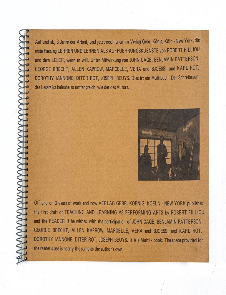 Item ID: 11449 Lehren und Lernen als Auffuehrungskuenste/Teaching and Learning as Performing...