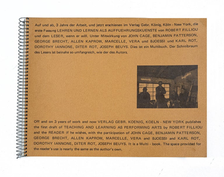 Item ID: 11449 Lehren und Lernen als Auffuehrungskuenste/Teaching and Learning as Performing...