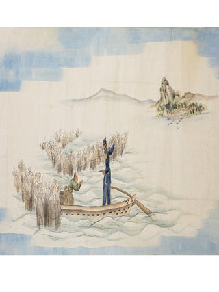 Two long & vividly illustrated scrolls providing a Japanese account of the decisive February-April 1854 American expedition, during which the two sides continued to familiarize themselves with each other through gift-giving and entertaining.