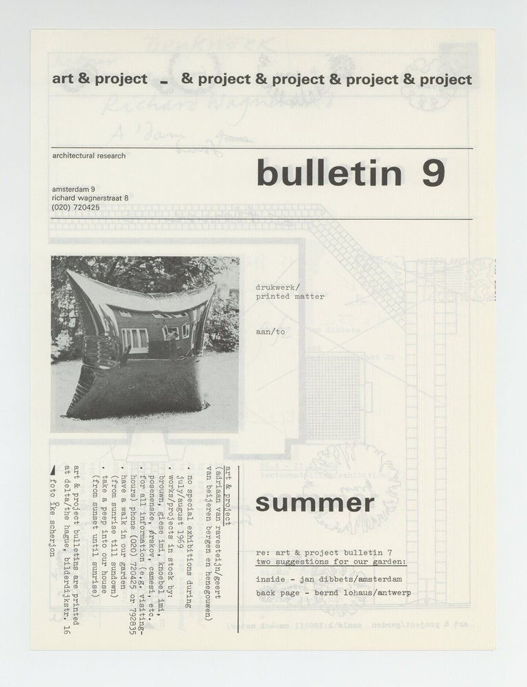 Item ID: 11498 bulletin 9: summer. ART, publisher PROJECT