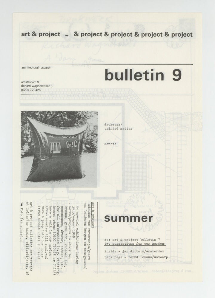 Item ID: 11498 bulletin 9: summer. ART, publisher PROJECT
