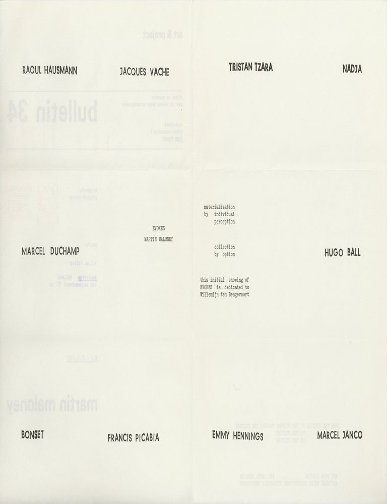 Item ID: 11514 bulletin 34 (6-20 February 1971). Martin MALONEY.