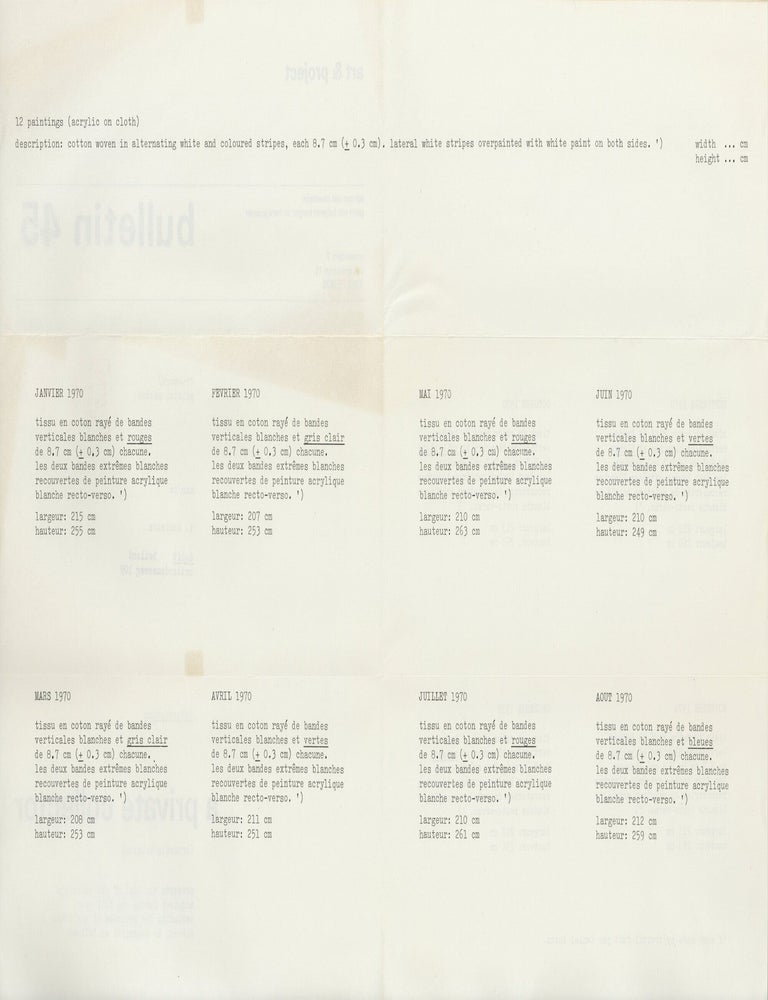 Item ID: 11537 bulletin 45: interruption, a private collector, (brussels/belgium), presents the...