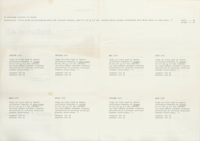 Item ID: 11537 bulletin 45: interruption, a private collector, (brussels/belgium), presents the...