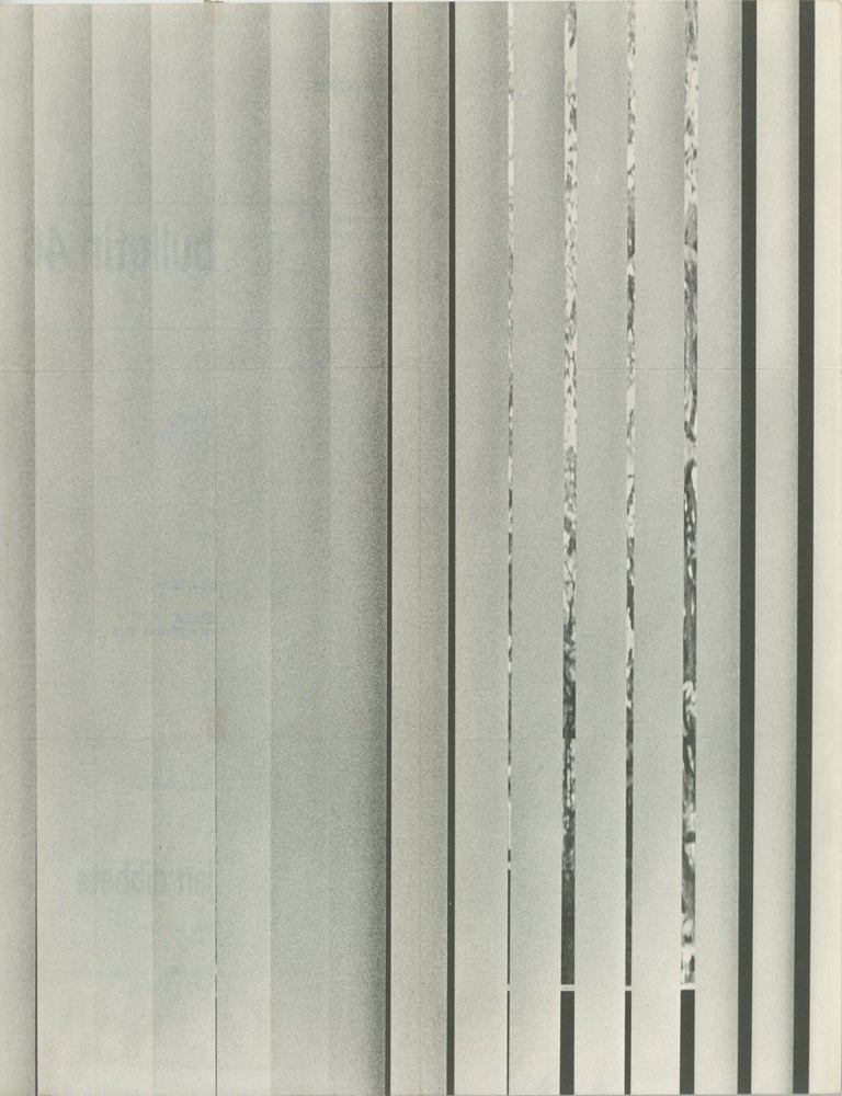 Item ID: 11538 bulletin 46: jan dibbets, film: louverdrape, 1971 (27 November-18 December 1971)....