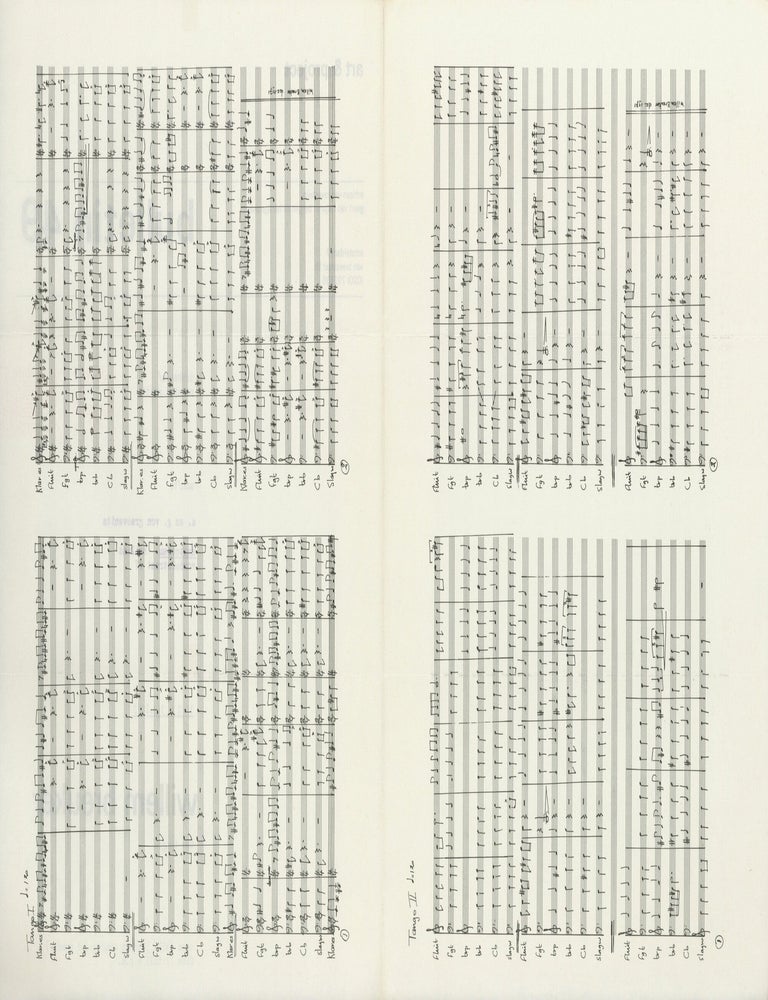 Item ID: 11540 bulletin 49: willem breuker, two tangos (19 February-3 March 1972). Willem BREUKER.