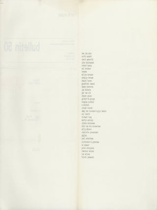 bulletin 50 (25 February 1972