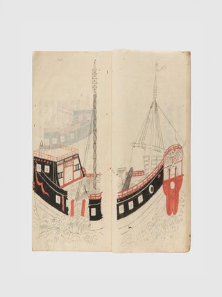 Manuscript on paper, manuscript title label on upper cover: &ldquo;Nankin sen hyōchaku ikken An&rsquo;ei...