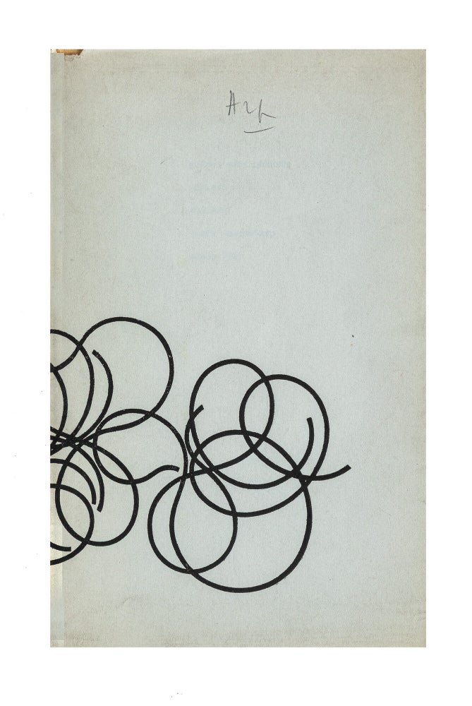 Item ID: 11558 poèmes sans prénoms, jean arp / 3 dessins, sophie taeuber-arp. Jean ARP, Sophie...