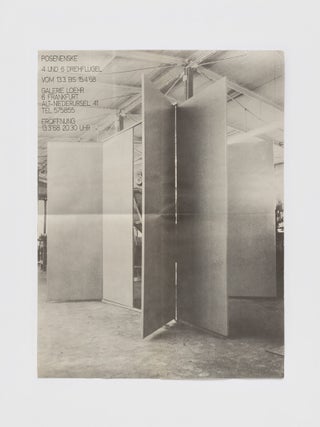 Poster: Posenenske: 4 und 6 Drehfl&uuml;gel (13 March-15 April 1968