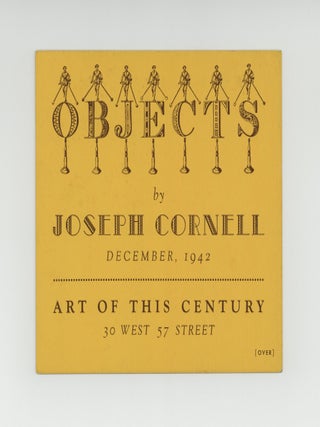 Card: Marcel Duchamp: Box-Valise&hellip;Laurence Vail: Bottles, Objects by Joseph Cornell (December 1942