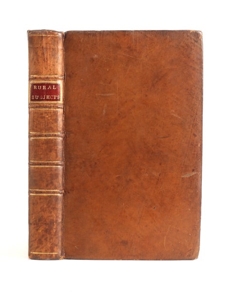Item ID: 2765 Miscellaneous Dissertations on Rural Subjects. Francis FORBES