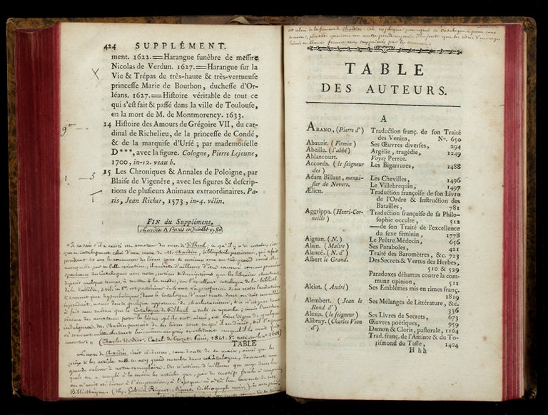 Item ID: 3108 Catalogue des Livres rares et singuliers du Cabinet de M. Filheul, Précédé de...
