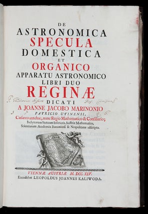 De Astronomica Specula Domestica et Organico Apparatu Astronomico Libri Duo.