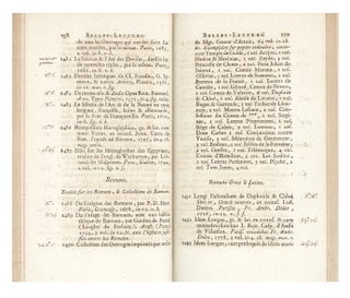 Catalogue des Livres choisis et bien conditionnés du Cabinet M***. AUCTION CATALOGUES: [DINCOURT D'HANGARD.
