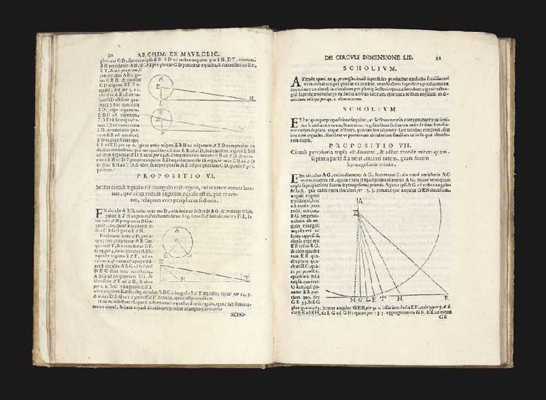 Item ID: 5102 Monumenta Omnia Mathematica, quae extant…ex traditione…Francici Maurolici. ARCHIMEDES.