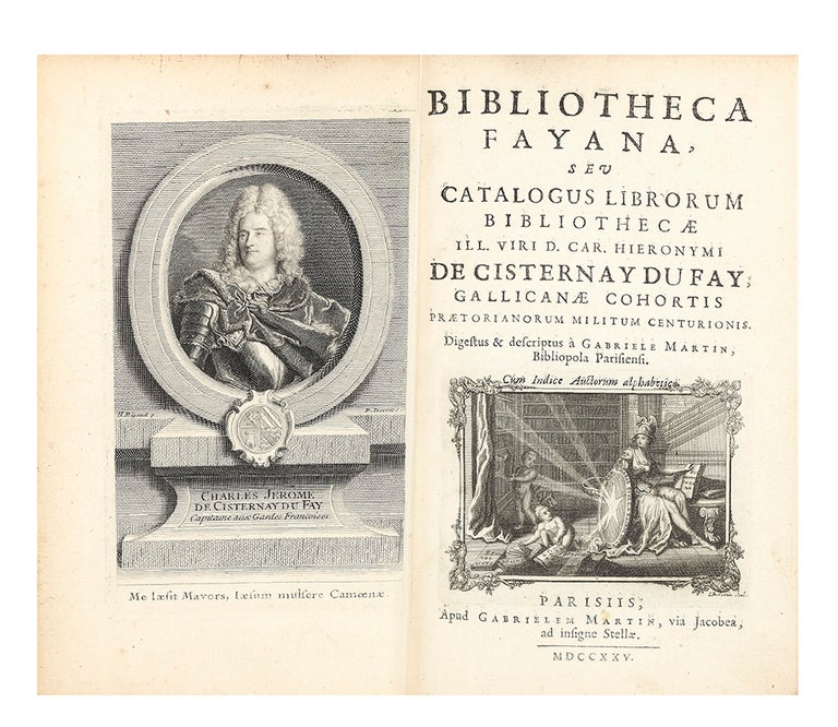 Item ID: 5921 Bibliotheca Fayana, seu Catalogus Librorum Bibliothecae…de Cisternay Du...