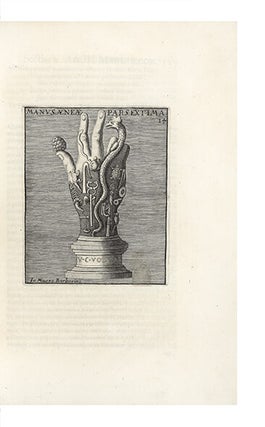 Romanum Museum, sive, Thesaurus eruditae Antiquitatis: in quo Gemmae, Idola, Insignia sacerdotalia, Instrumenta sacrificiis inservientia, Lucernae, Vasa, Bullae, Armillae, Fibulae, Claves, Annuli, Tesserae, Styli, Strigiles, Gutti, Phialae lacrymatoriae, Vota, Signa militaria, &c.