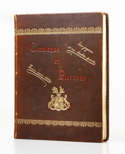 Item ID: 6050 Catalogue of Pictures Belonging to the Earl of Ilchester. Henry Edward...