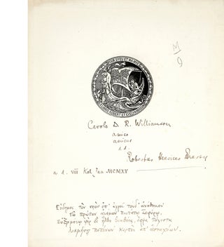 Catalogue of Italian Pictures at 16, South Street, Park Lane, London and Buckhurst in Sussex, collected by Robert and Evelyn Benson.