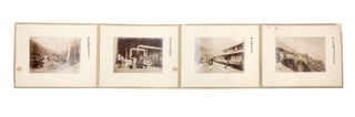 A concertina album of 32 original albumen photographs (each 100 x 140 mm.) of the famous Besshi Copper mining works, each mounted on thick board.