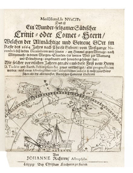 Item ID: 6350 Meridionalis Nuncius das ist Ein Wunder-seltzamer südischer Crinit- oder...