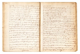 Manuscript on paper of an early version of Weston’s highly important A Discours of Husbandrie used in Brabant and Flanders (1st printed ed.: 1650), entitled on verso of first leaf “Sir Rich: westons improvement of Husbandrie…coppied by mee Archdale Palmor, for my private use, ye Ninth day of February Ano Dom: 1649…” and signed by him on recto of same leaf “Arch: Palmor his Booke ye februa: 9th. Ano Dom: 1649.”