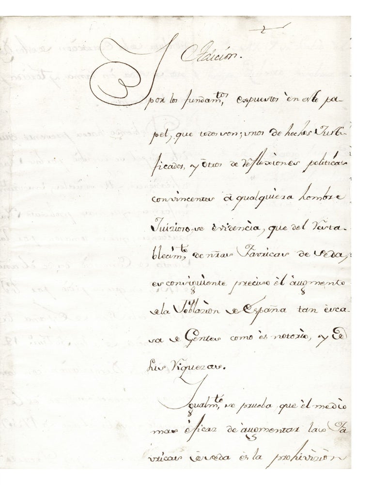 Item ID: 6650 Manuscript on paper entitled “Adicion,” containing an edict by Philip V. 8...