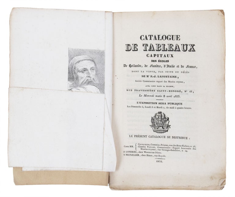 Item ID: 6815 Catalogue de Tableaux Capitaux des Ecoles de Hollande, de Flandre, d’Italie et de...