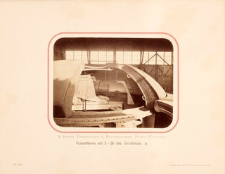 From the inside cover, lettered in gilt: H. Gruson Eisengiesserei & Maschinenfabrik Buckau–Magdeburg. Hartguss–Panzerthürme.
