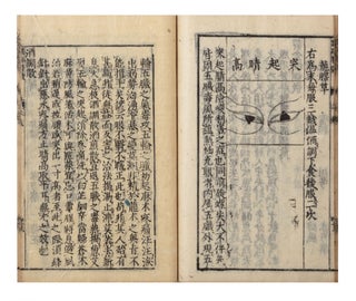 [From label on upper cover]: Ginkai seibi; [from title-page]: Naifu hiden ganka ginkai seibi [in Chinese: Yin hai jin wei; Explanation of the Eye].