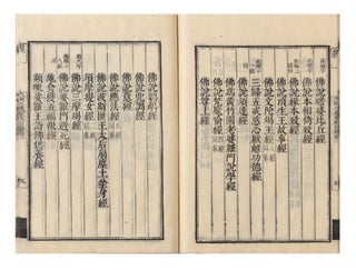 Daimin sanzō shōgyō mokuroku 大明三藏聖教目錄 [Catalogue of the Chinese Translation of the Buddhist Tripitaka, the Sacred Canon of the Buddhists in China & Japan]