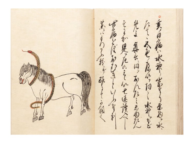 Item ID: 7052 Manuscripts on paper, all concerned with equine medicine, all finely written in one...