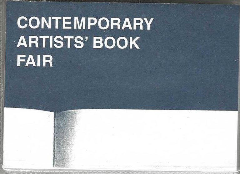 Item ID: 7523 [From first page]: Contemporary Artists’ Book Fair. CONTEMPORARY ARTISTS’ BOOK FAIR.