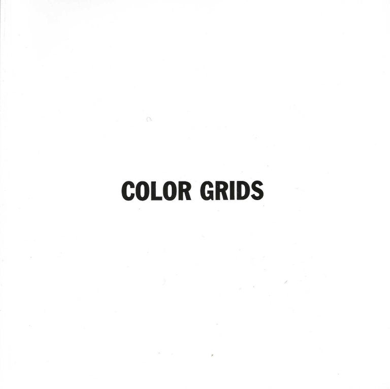 Item ID: 7567 Color Grids: All Vertical and Horizontal Combinations of Black, Yellow, Red and Blue Straight, Not-Straight and Broken Lines. Sol LEWITT.