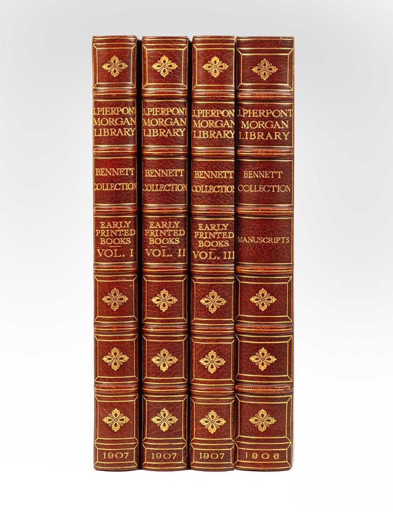 Item ID: 7697 Catalogue of Manuscripts and Early Printed Books from the Libraries of William Morris, Richard Bennett, Bertram, Fourth Earl of Ashburnham, and other Sources. Now Forming a Portion of the Library of J. Pierpont Morgan. J. Pierpont MORGAN.