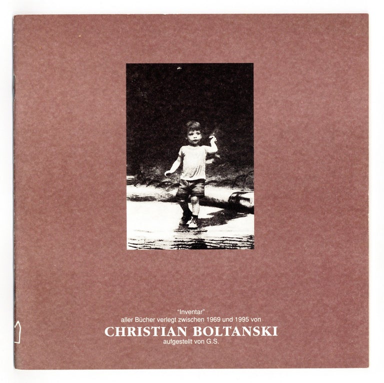 Item ID: 7762 Christian Boltanski [31 March-30 June 1996]. Guy SCHRAENEN, curator