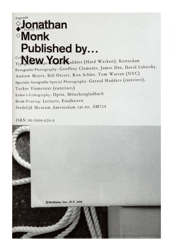 Item ID: 7771 Published by…New York. Jonathan MONK