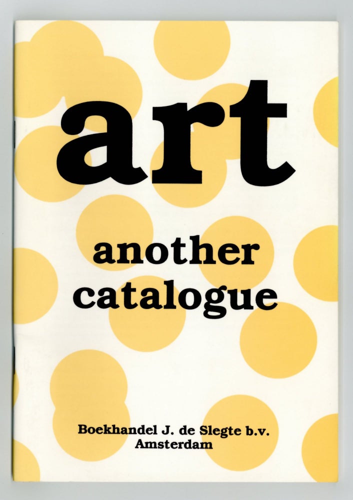 Item ID: 7868 Art, another catalogue. bookseller BOEKHANDEL J. DE SLEGTE